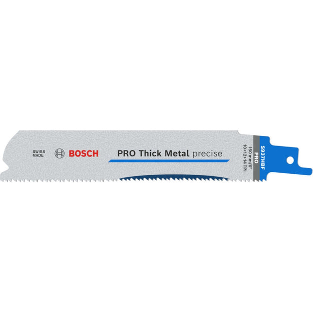 BOSCH Reciprocating Saw Blade, Thick Metal 150mm S937HBF