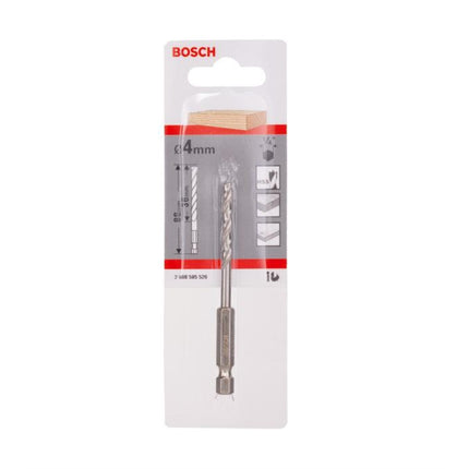 BOSCH Hex Shank Drill Bit (for Wood) 2608595520 4x43x88