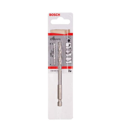 BOSCH Hex Shank Drill Bit (for Wood) 2608595522 6x63x106