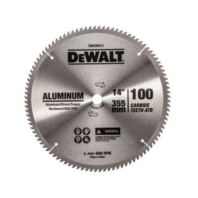 DEWALT Circular Saw Blade (14"), Aluminum, Hardwood DWA30013-KR