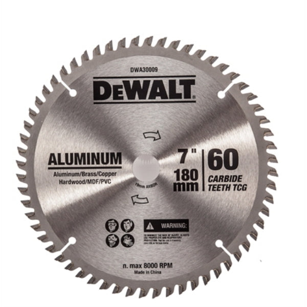 DEWALT Circular Saw Blade (7"), Aluminum, Hardwood DWA30009