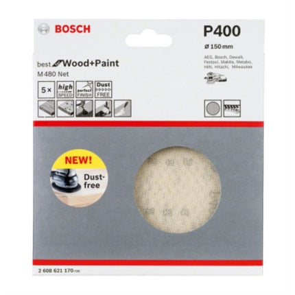 BOSCH Mesh Sandpaper (6") P400 2608621170