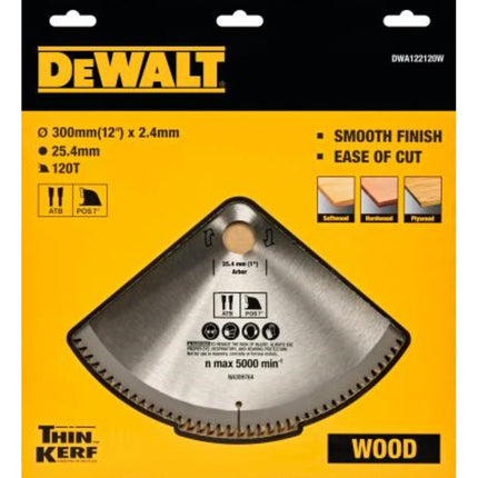 DEWALT Circular Saw Blade (Wood) 12" 120T DWA122120W