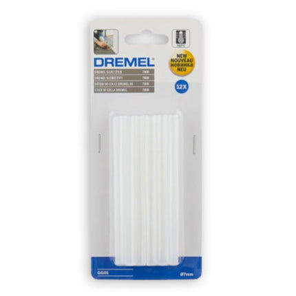 BOSCH High-Temperature Glue Sticks 7mm (12 pcs) for Dremel 930 GG01