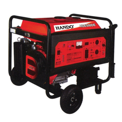 HANDO RATO Generator, Key Start HD6500DE 6.0(5.5)kw 389cc 25L 7H/11H 74dB 85kg *key start