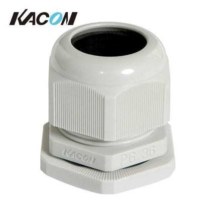 KACON Cable Gland, Cord Lock Connector, White (Pack of 10) KA-PG36W