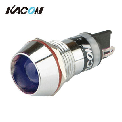 KACON Pilot Lamp Indicator, Ø16, AC220V, Blue (Pack of 50) KL1622B