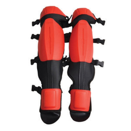 HANDO Knee Guards HD-KG premium red instep guard, knee/shin/instep integrated type