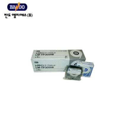 BANDO Label Tape, 8 m, 9 mm, Yellow LM-TP309Y
