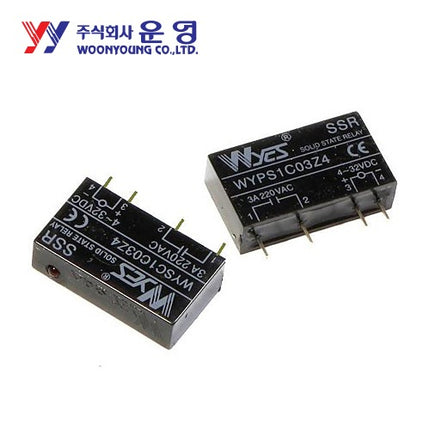 WOONYOUNG Solid State Relay (SSR), PCB Mount (Pack of 20) WYPS1C03Z4