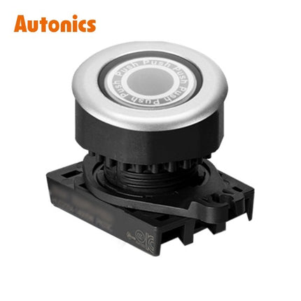 AUTONICS Push Button Switch, LED Illuminated, Ø30, White S3PF-P3W
