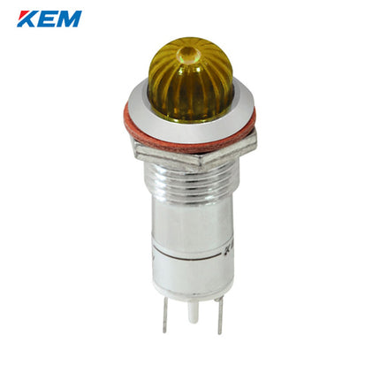 KEM KEM LED Indicator Light, Ø12mm, High-Brightness, DC5V, Yellow KLCRAU-12D05Y