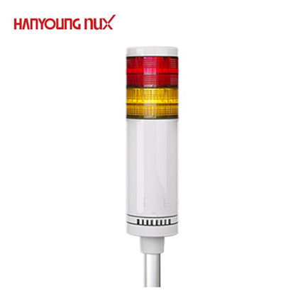 HANYOUNG Signal Tower Light, Steady Only, 2-Tier STL040-AA112M