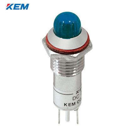 KEM KEM LED Indicator Light, Ø10mm, High-Brightness, DC24V, Blue KLCRAU-10D24B