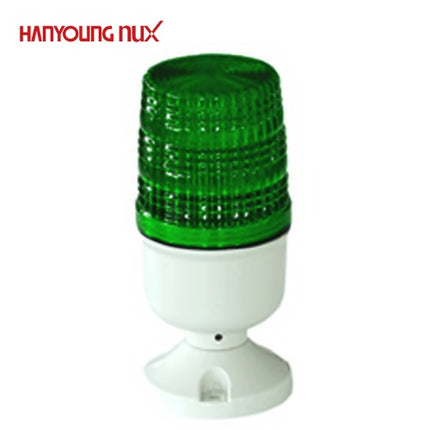HANYOUNG Warning Light, Ø70, Steady Only, Green, AC110-220V SLB060-XAA11G