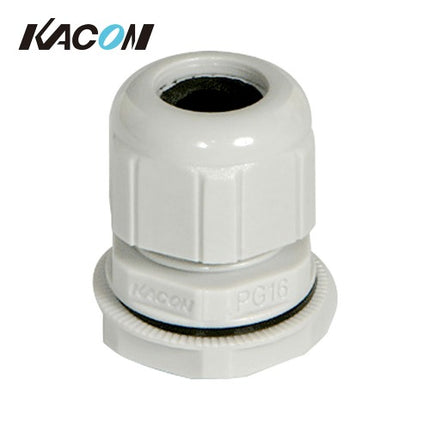 KACON Cable Gland, Cord Lock Connector, White (Pack of 100) KA-PG16W