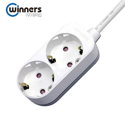 WINNERS Power Strip (Multi-Tap Cord), 2-Outlet, 5 m MTP1-25620