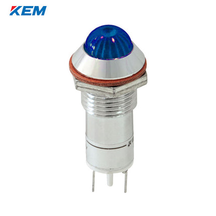KEM KEM LED Indicator Light, Ø12mm, High-Brightness, AC220V, Blue KLHRANU-12A220B