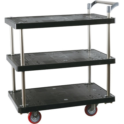 BESTO Small Black 3-Tier Cart BS-DT02-3T