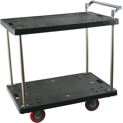 BESTO Medium Black 2-Tier Cart BS-DT03-2T