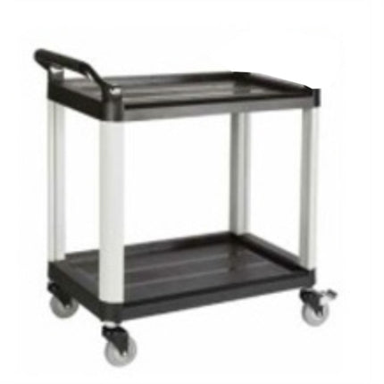 BESTO Multipurpose 2-Tier Serving Cart, Black LM3640SBT MIR2 820*510*977/load capacity:80kg/tier spacing 572
