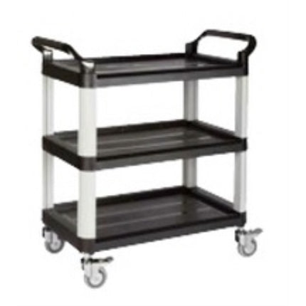 BESTO Multipurpose 3-Tier Serving Cart, Black LM3640SBT MIR3
