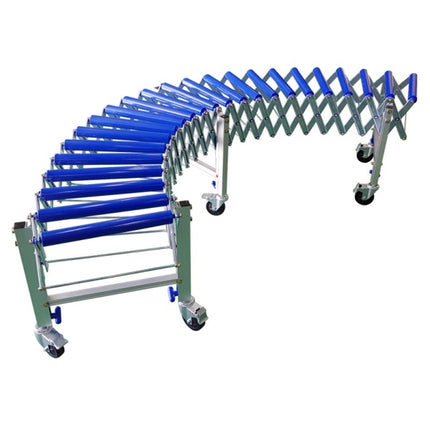HANDO Flexible Expandable Conveyor, Standard, Economy DFC-4050 height(mm) : standard(S) 600~900, low(L) 450~600, high(H) 900~1500 / weight 60kg / ABSroller, low and high versions available