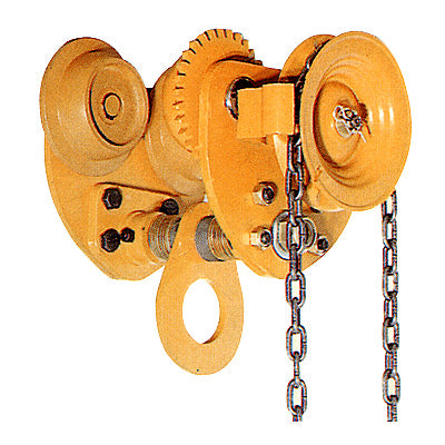 DAESAN Geared Trolley DG-300DS 3TON Ibeam size 100-150 35Kg hand chain 3m