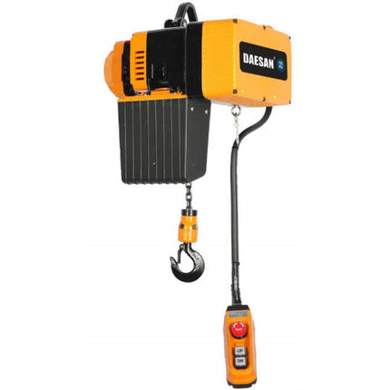 DAESAN Electric Chain Hoist (2-Point) DL-250-1 (250KG)★220V 2-point,250KG,4M,1rows,5ø,0.75KW,6.4(m/min),28KG