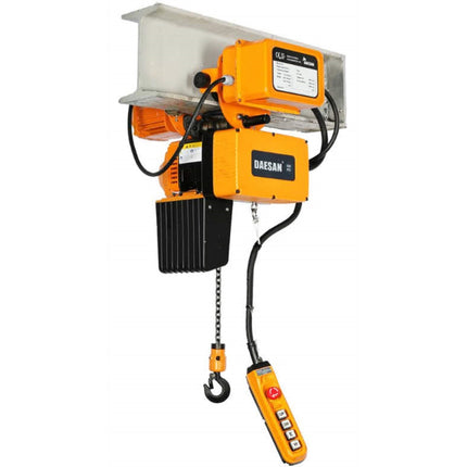 DAESAN Electric Chain Hoist (4-Point) DLM-250-1 (250KG)★220V 4-point,250KG,4M,1rows,5ø,0.75/0.4KW,6.4/20.7(m/min),51.5KG