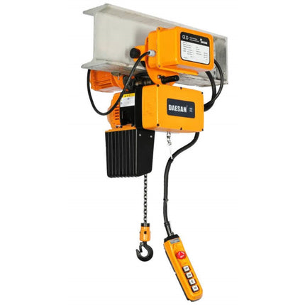 DAESAN Electric Chain Hoist (4-Point) DLM-125-3 (125KG) 220V 4-point,3-phase220V,125KG,4M,1rows,5ø,0.75KW,17/20.7(m/min),51.5KG