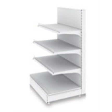 BESTO Hyper Gondola, 1-Tier, End Unit FHM-0938171-EWI 900×450×1760×1steps(end)