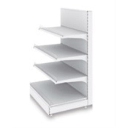 BESTO Hyper Gondola, 1-Tier, End Unit FHM-1046141-EWI 1000×460×1485×1steps(end)