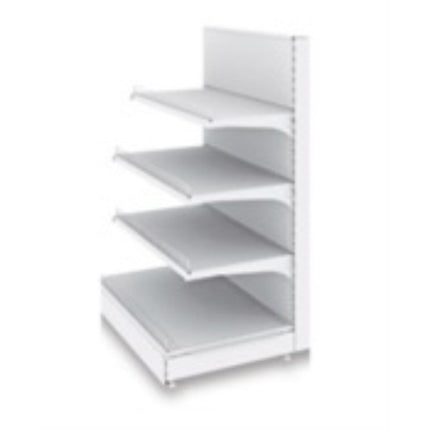 BESTO Hyper Gondola, 1-Tier, End Unit FHM-1054171-EWI 1000×540×1760×1steps(end)