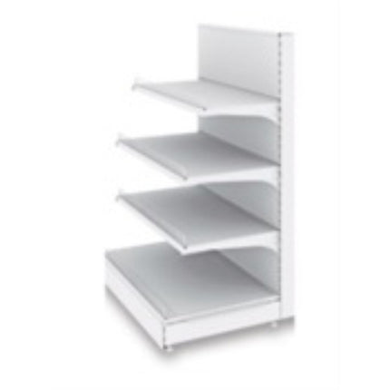 BESTO Hyper Gondola, 1-Tier, End Unit FHM-1254151-EWI 1200×540×1595×1steps(end)