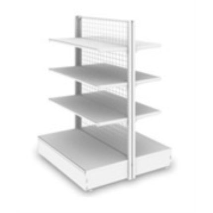 BESTO FG Gondola, 2-Tier, Center Standalone FFG-0990142-SWI 900*900*1370*2-tier Center Standalone Type