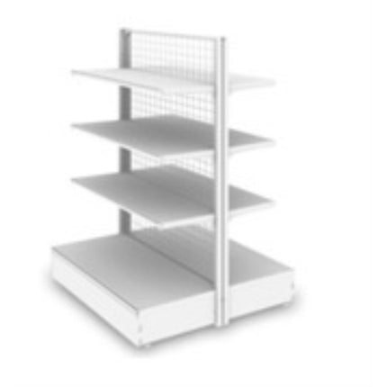 BESTO FG Gondola, 3-Tier, Center Add-On FFG-0990143-CWI 900*900*1370*3-tier Center-Connected Type