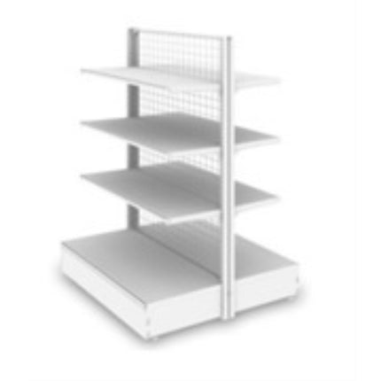 BESTO FG Gondola, 4-Tier, Center Standalone FFG-0990144-SWI 900*900*1370*4-tier Center Standalone Type