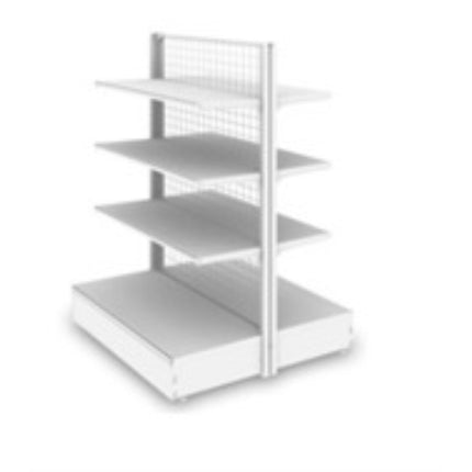 BESTO FG Gondola, 2-Tier, Center Standalone FFG-0990202-SWI 900*900*2000*2-tier Center Standalone Type
