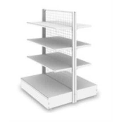 BESTO FG Gondola, 4-Tier, Center Standalone FFG-0990204-SWI 900*900*2000*4-tier Center Standalone Type