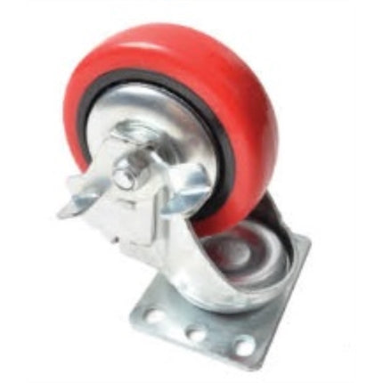 BESTO Light-Duty Caster, Brake, 5" CASTER 5BK