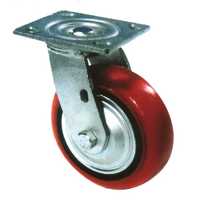 KYUNGCHANG Medium-Duty Caster 4040S, Swivel, Economy, 4" CASTER 4S(48