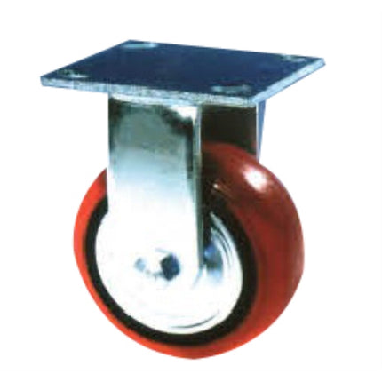 KYUNGCHANG Medium-Duty Caster 4050R, Fixed, Economy, 5" CASTER 5R(48 (8ea)(5)wheel width48MM