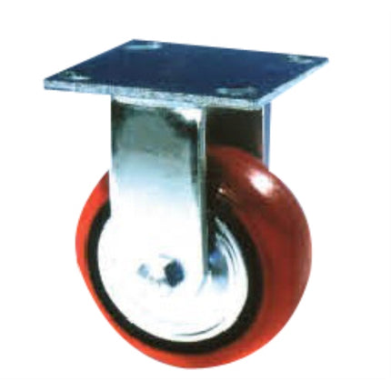 KYUNGCHANG Medium-Duty Caster 4080R, Fixed, Economy, 8" CASTER 8R(48