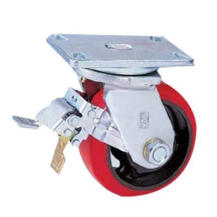 KYUNGCHANG Heavy-Duty Caster 5060BK, Brake, Economy, 6" CASTER 6BK(64