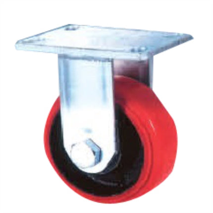 KYUNGCHANG Heavy-Duty Caster 5080R, Fixed, Economy, 8" CASTER 8R(64