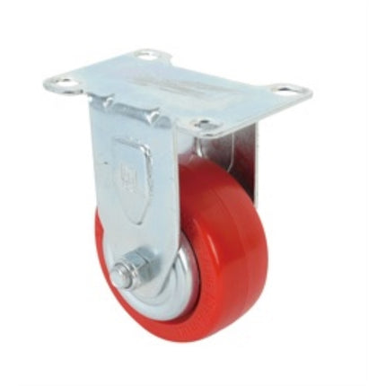 KYUNGCHANG Light-Duty Caster 2050R, Fixed, Standard, Red, 5" CASTER 5R(32