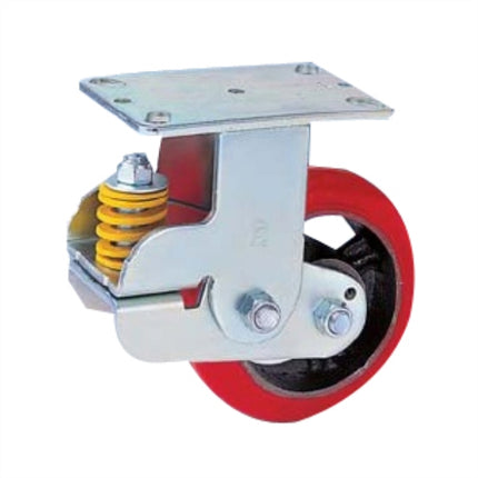 KYUNGCHANG Shock-Absorbing Caster 9480R, Fixed, 8" CASTER 8R(50