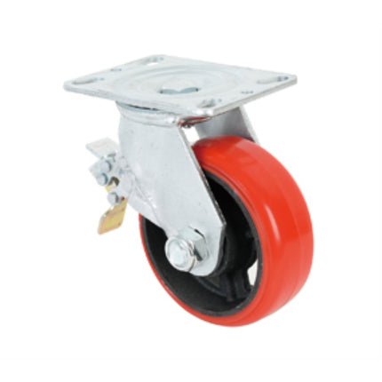 KYUNGCHANG Medium-Duty Caster 4260BK, Brake, Economy, 6" CASTER 6BK(60