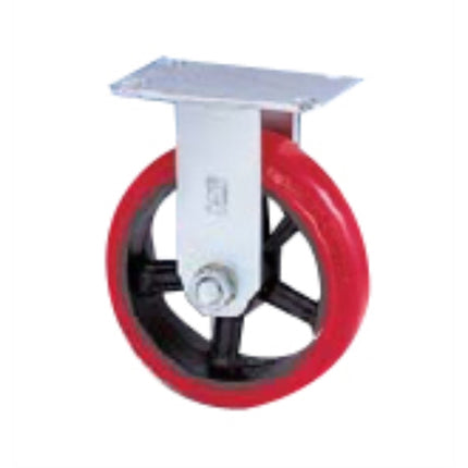 KYUNGCHANG Medium-Duty Caster 4280R, Fixed, Economy, 8" CASTER 8R(60